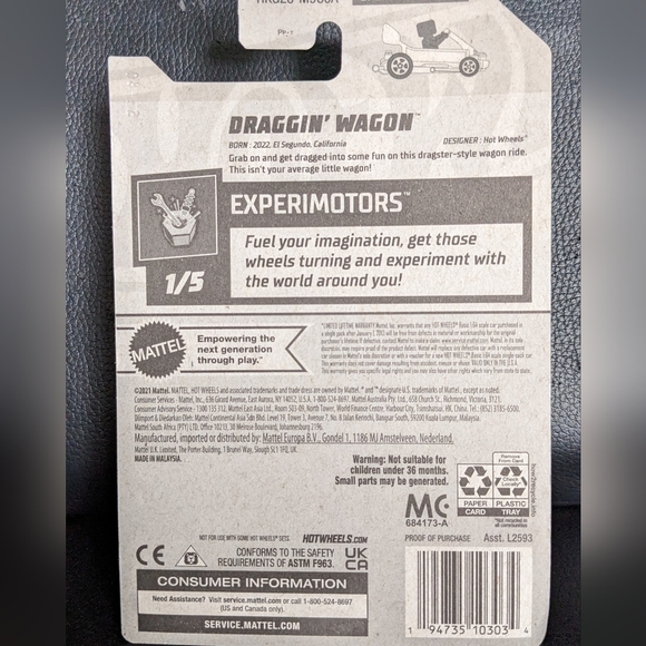Draggin' Wagon Go Kart Hot Wheels - Picture 4 of 4